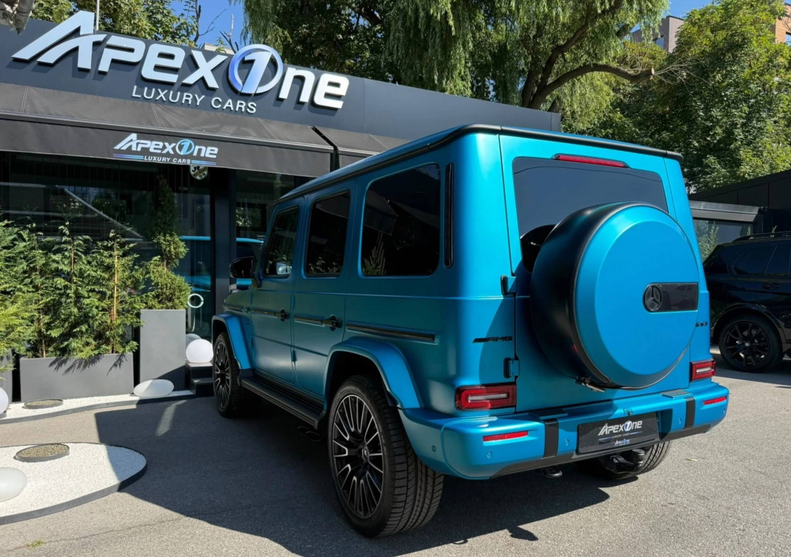 Mercedes-Benz G 63 AMG A22/BURM/MANUFAKTUR HYPERBLUE MAGNO, снимка 4 - Автомобили и джипове - 55628354