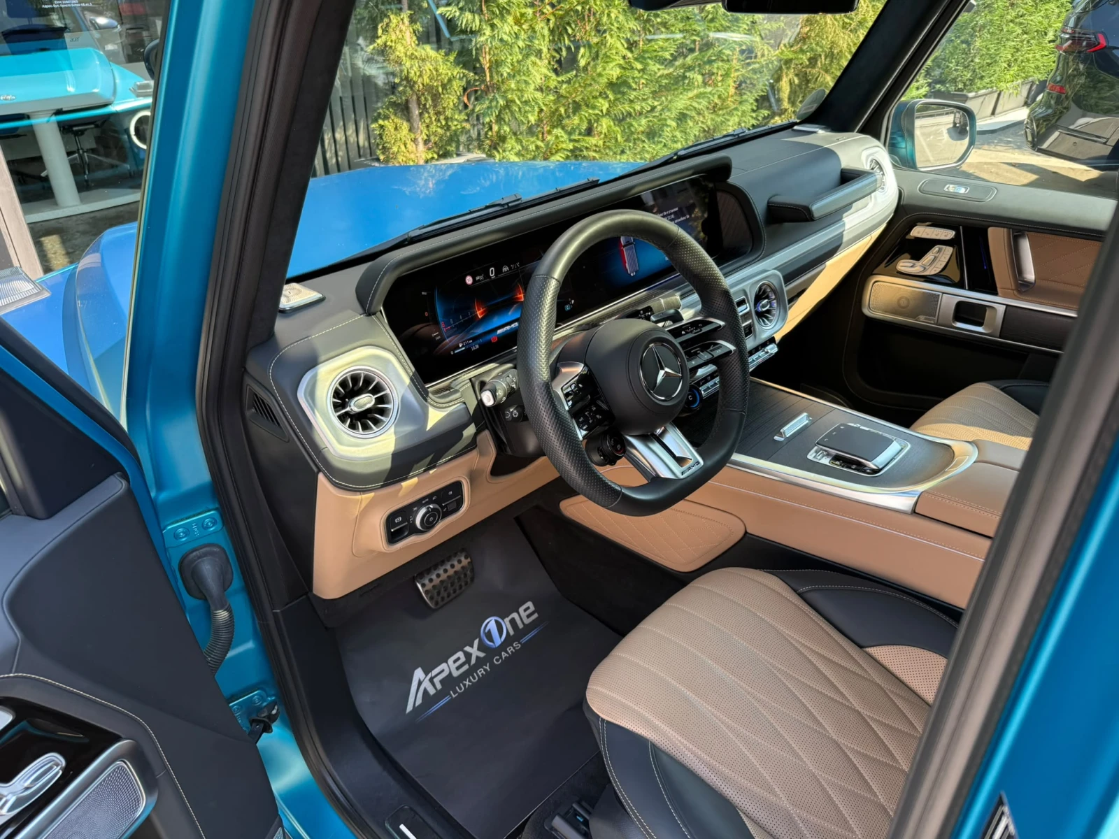 Mercedes-Benz G 63 AMG A22/BURM/MANUFAKTUR HYPERBLUE MAGNO, снимка 10 - Автомобили и джипове - 55628354