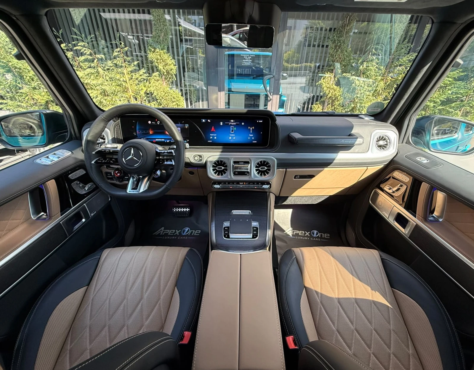 Mercedes-Benz G 63 AMG A22/BURM/MANUFAKTUR HYPERBLUE MAGNO, снимка 13 - Автомобили и джипове - 55628354
