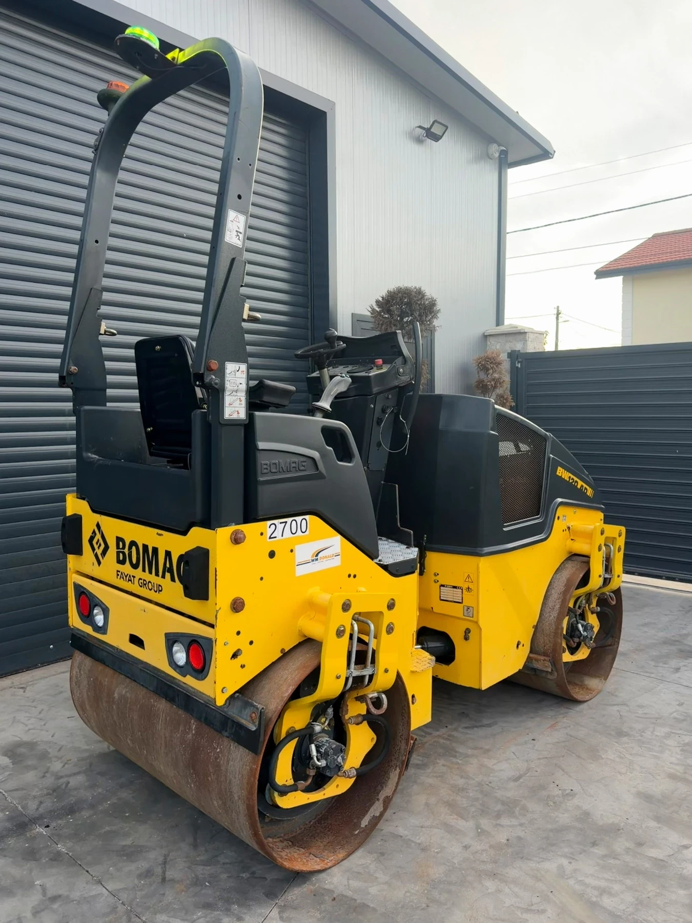 Валяк BOMAG BW120 696мч. ПЕРФЕКТЕН, снимка 12 - Индустриална техника - 56217288