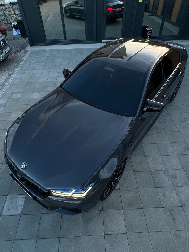 BMW M5 COMPETITION/CERAMICA/B&O/360/683, снимка 9 - Автомобили и джипове - 46084140