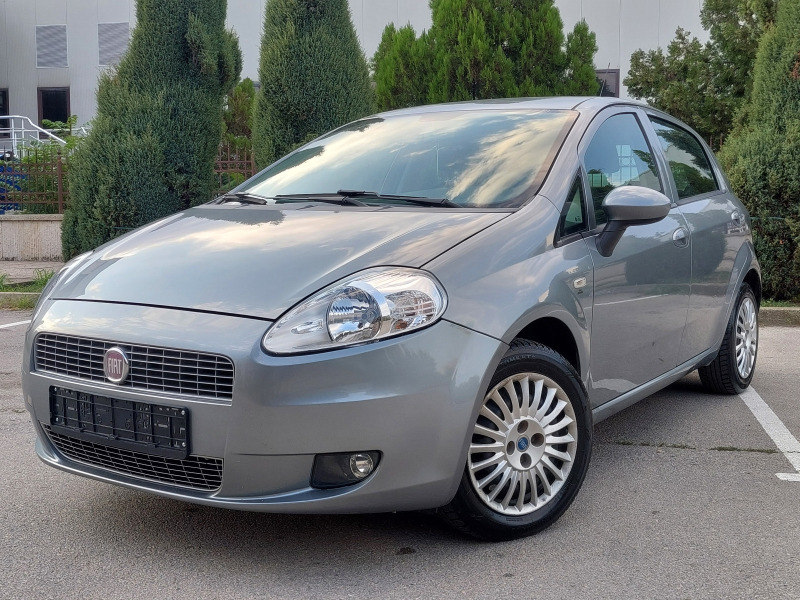 Fiat Punto Grande Punto 1.2i 65hp * КЛИМАТИК * EURO 4 * , снимка 1 - Автомобили и джипове - 46736755