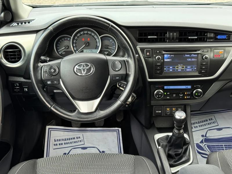 Toyota Auris 1.6i - 132К.С. / 6 СКОРОСТИ / НАВИГАЦИЯ / КАМЕРА, снимка 12 - Автомобили и джипове - 51824597