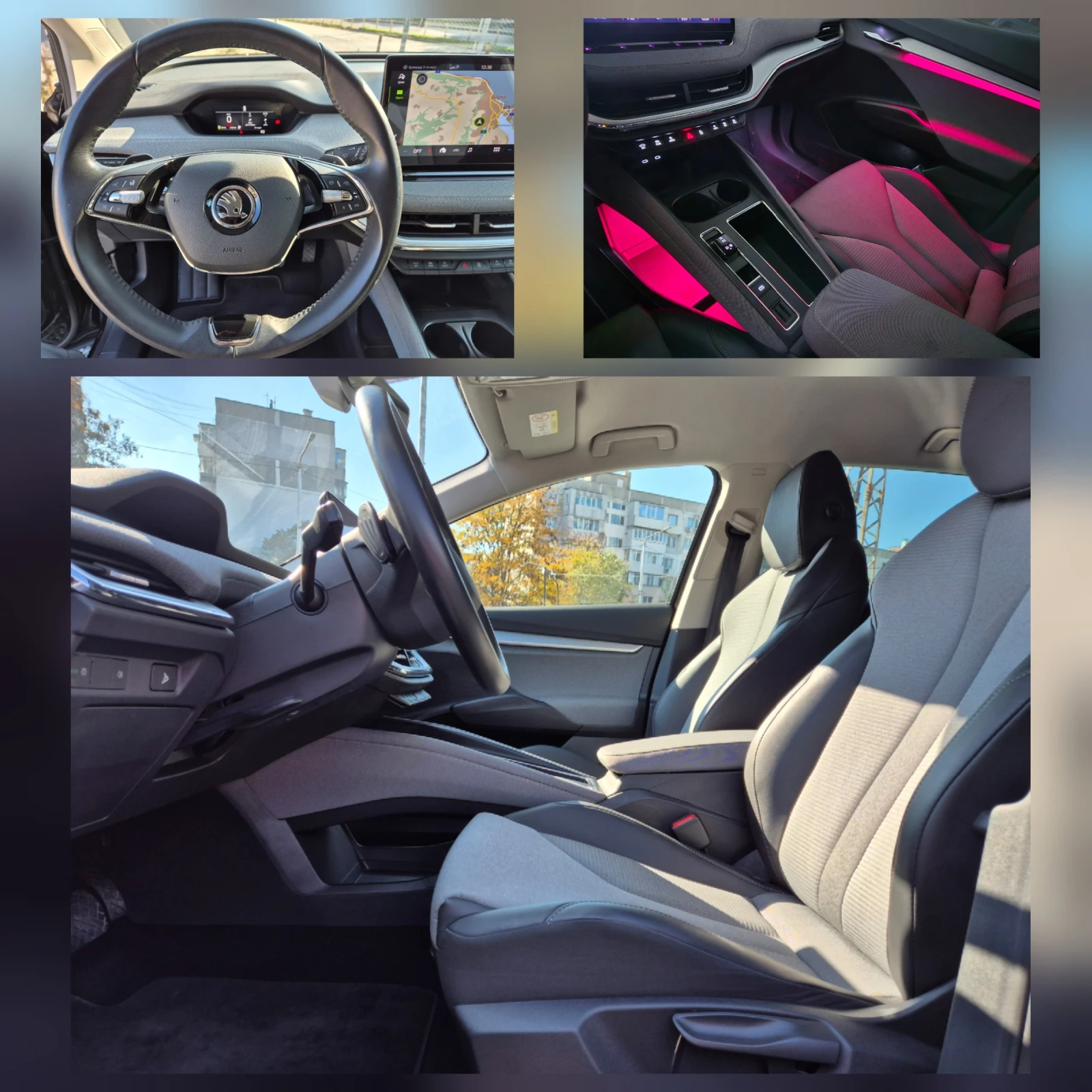 Skoda Enyaq IV-80-82 KWh-TERMO POMPA-AMBIENT LIGHT | Mobile.bg   12