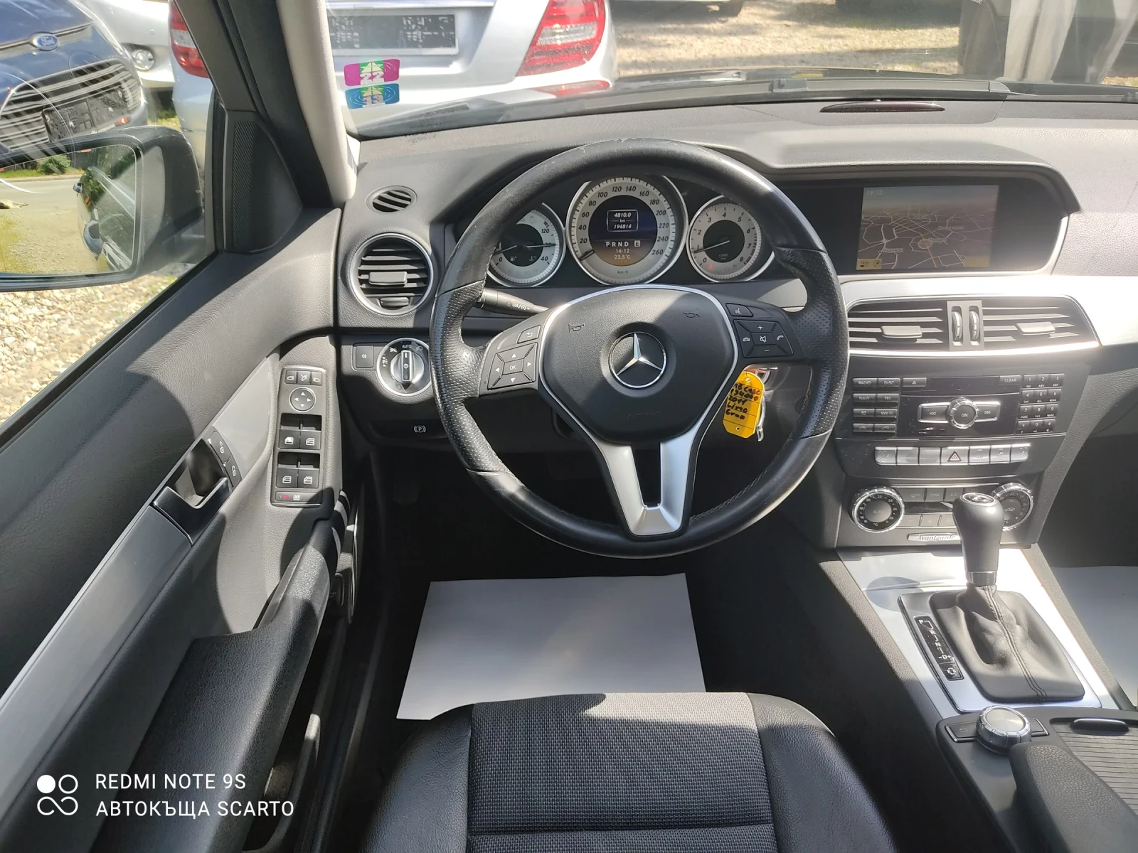 Mercedes-Benz C 180 156кс, бензин, автоматик, фейслифт, Германия, 190х, снимка 12 - Автомобили и джипове - 54660844