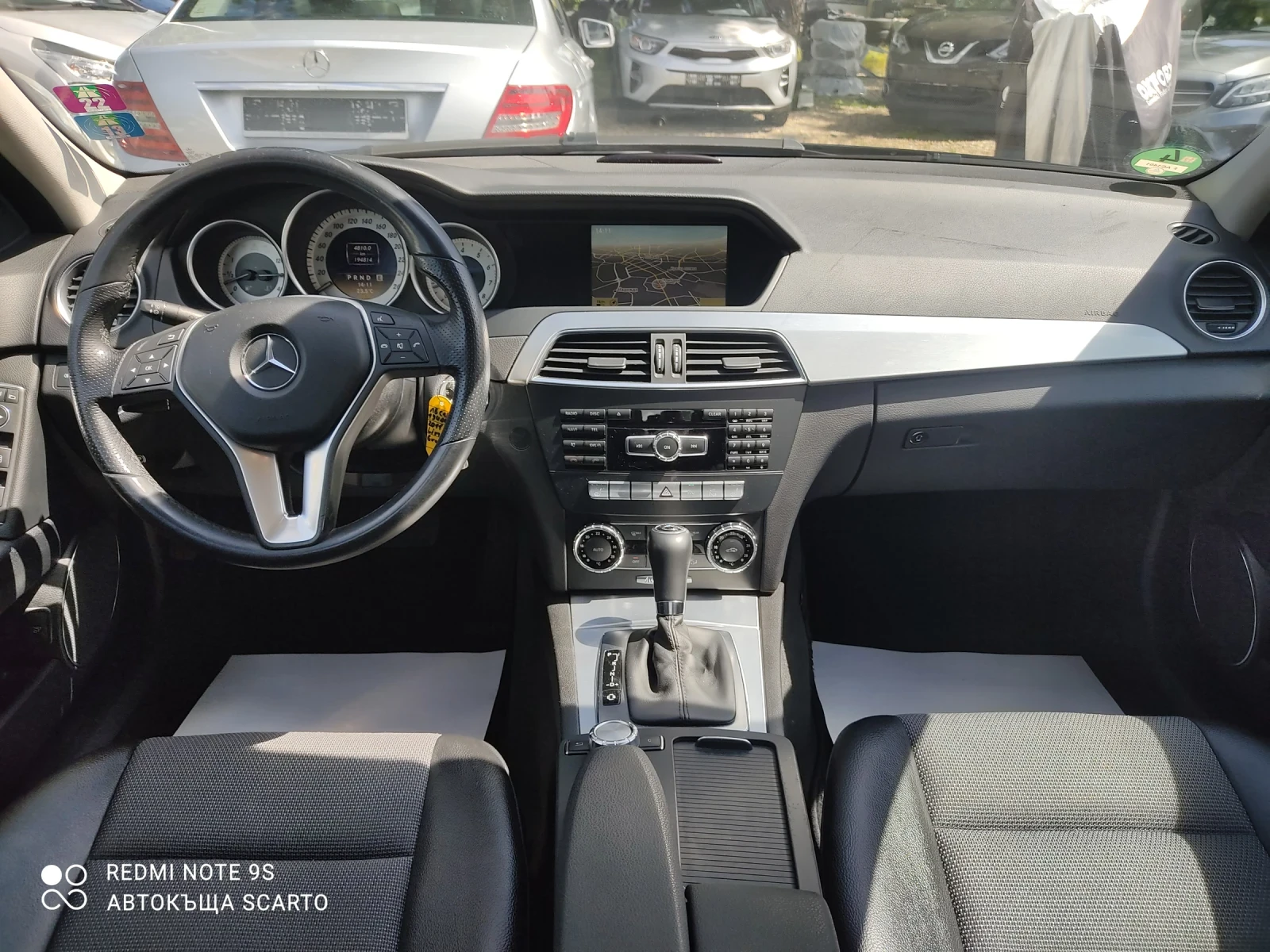 Mercedes-Benz C 180 156кс, бензин, автоматик, фейслифт, Германия, 190х, снимка 11 - Автомобили и джипове - 54660844