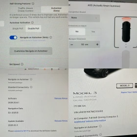 Tesla Model 3 Long Range Европейска Face Платено FSD термопомпа, снимка 13