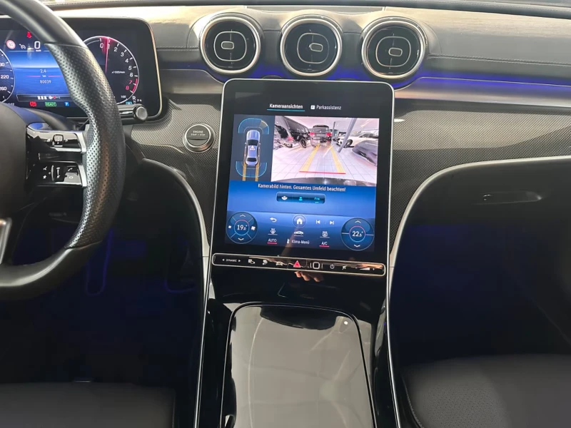 Mercedes-Benz C 300 AMG-LINE/309HP/NIGHT/CAM/NAVI/LED/CPLAY/258gpr, снимка 9 - Автомобили и джипове - 51580141