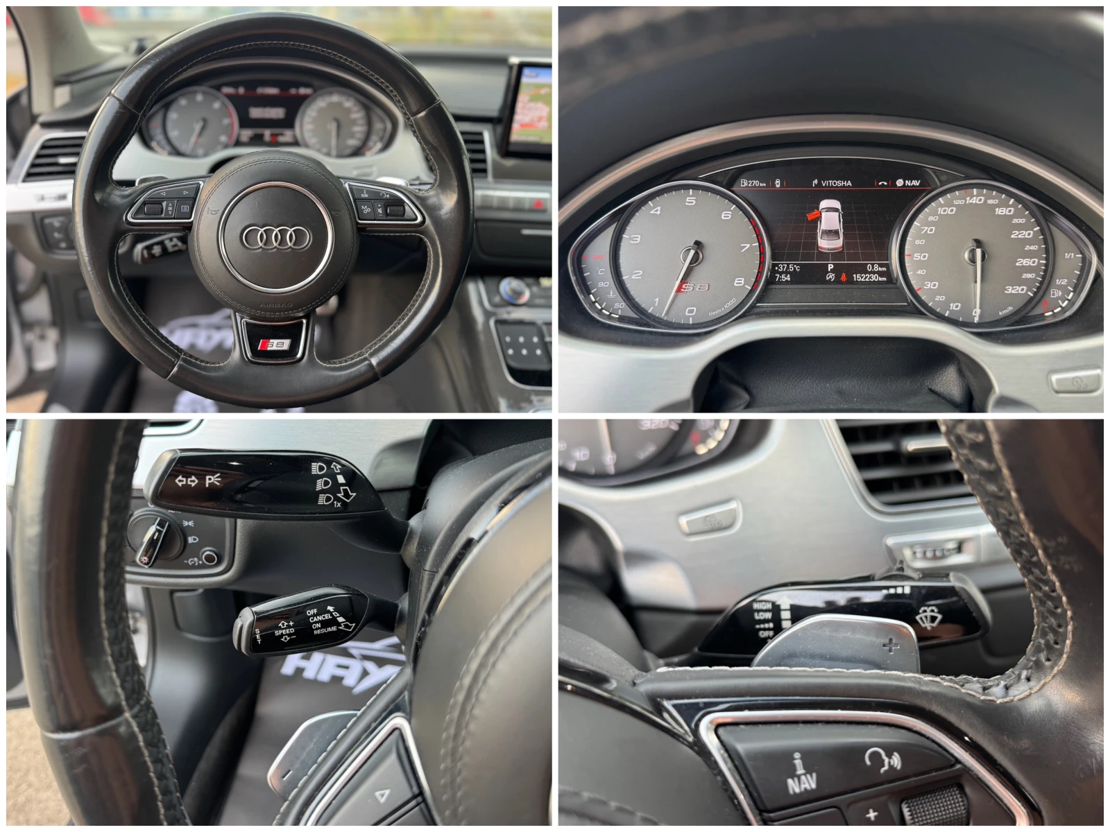 Audi S8 4.0= V8T= QUATTRO= CARBON PACK= NIGHT VIEW= 360*  | Mobile.bg   14