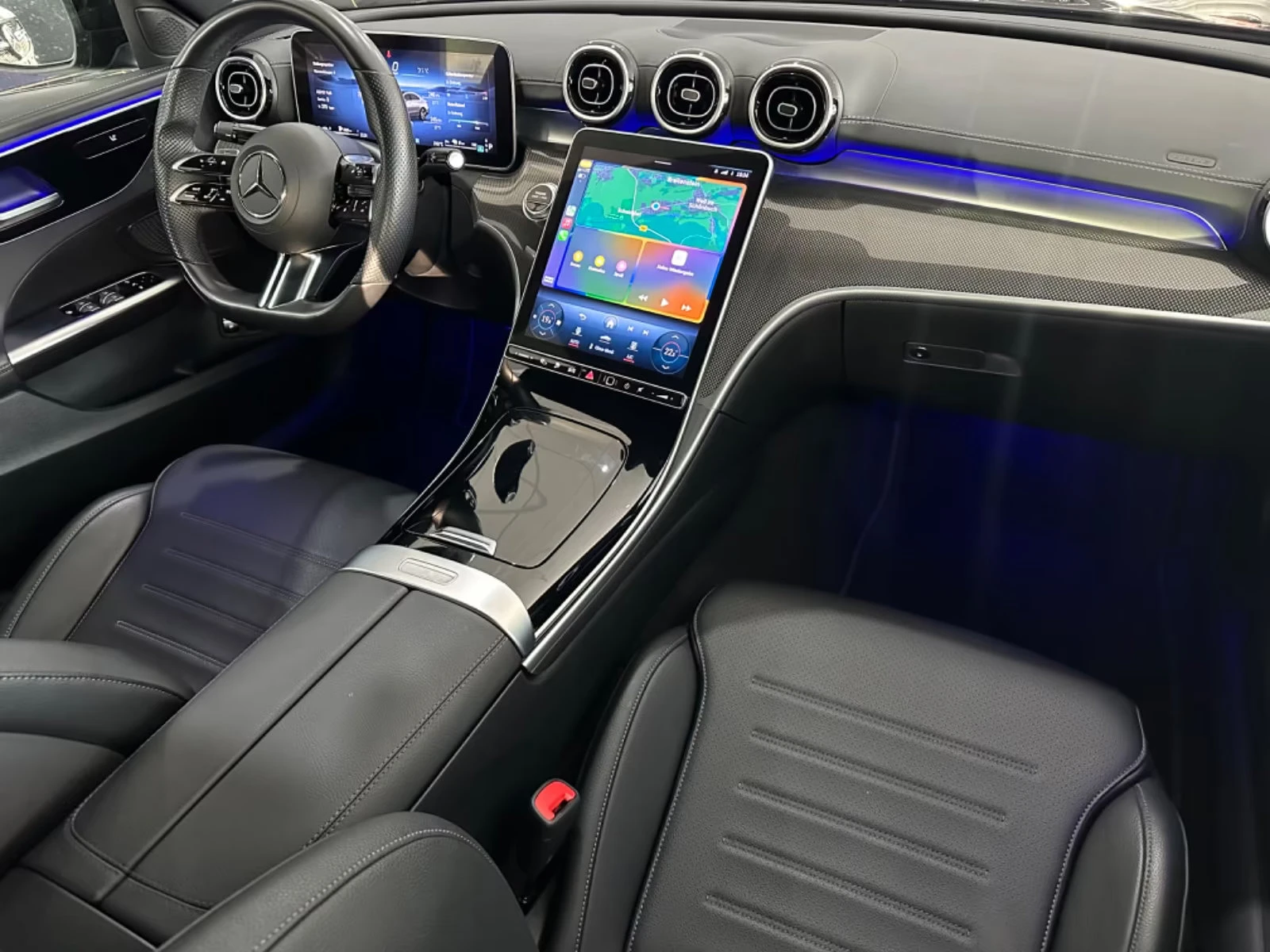 Mercedes-Benz C 300 AMG-LINE/309HP/NIGHT/CAM/NAVI/LED/CPLAY/AMBI/258g - изображение 10