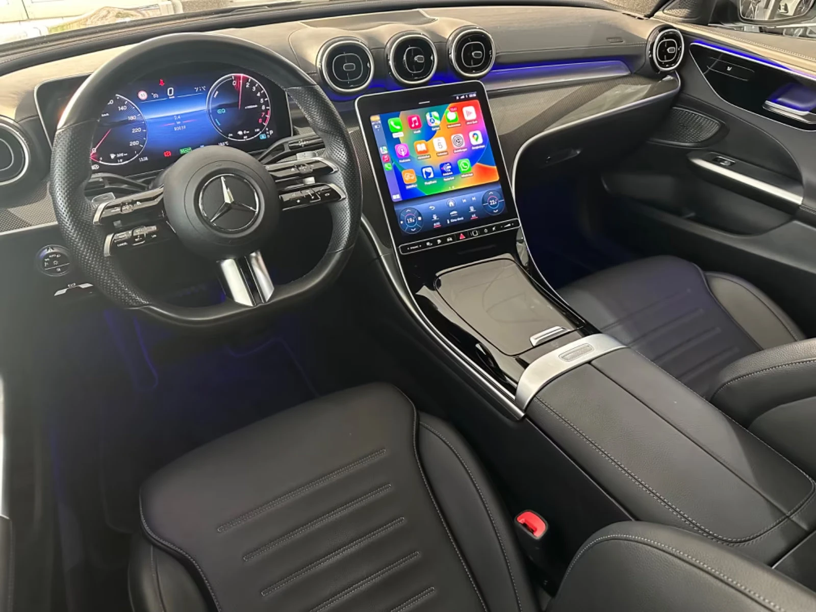 Mercedes-Benz C 300 AMG-LINE/309HP/NIGHT/CAM/NAVI/LED/CPLAY/AMBI/258g - изображение 7