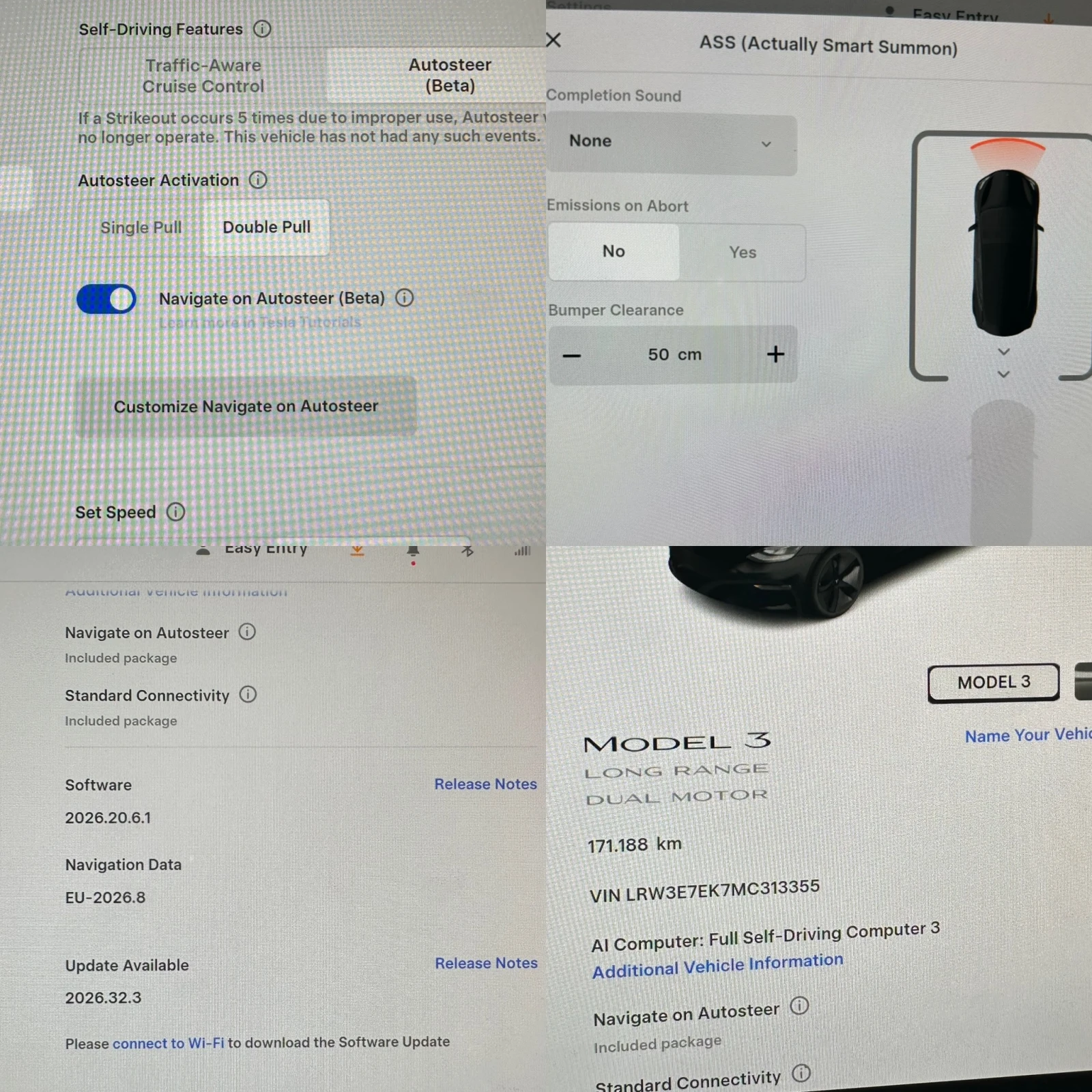 Tesla Model 3 Long Range Европейска Face Платено FSD термопомпа, снимка 13 - Автомобили и джипове - 56107626