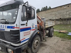Mercedes-Benz 1722 1722K/Тристранен самосвал, Кран, 4нови гуми | Auto.bg — изображение 3