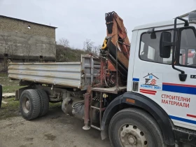 Mercedes-Benz 1722 1722K/Тристранен самосвал, Кран, 4нови гуми | Auto.bg — изображение 4