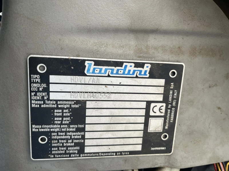 Трактор Landini Mistral 45, снимка 5 - Селскостопанска техника - 52453936