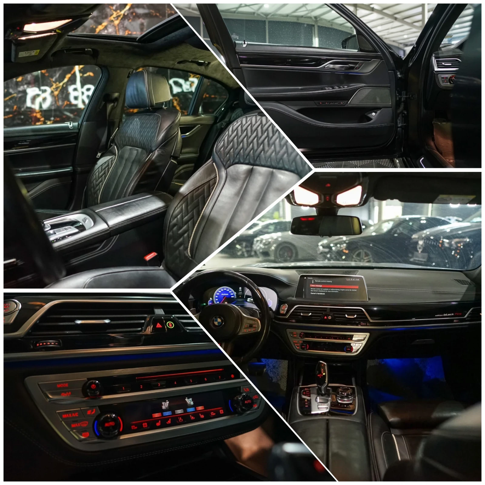 BMW 750 D XDRIVE BLACK FIRE EDITION 1OF150 ������ 100% | Mobile.bg � ����������� 16