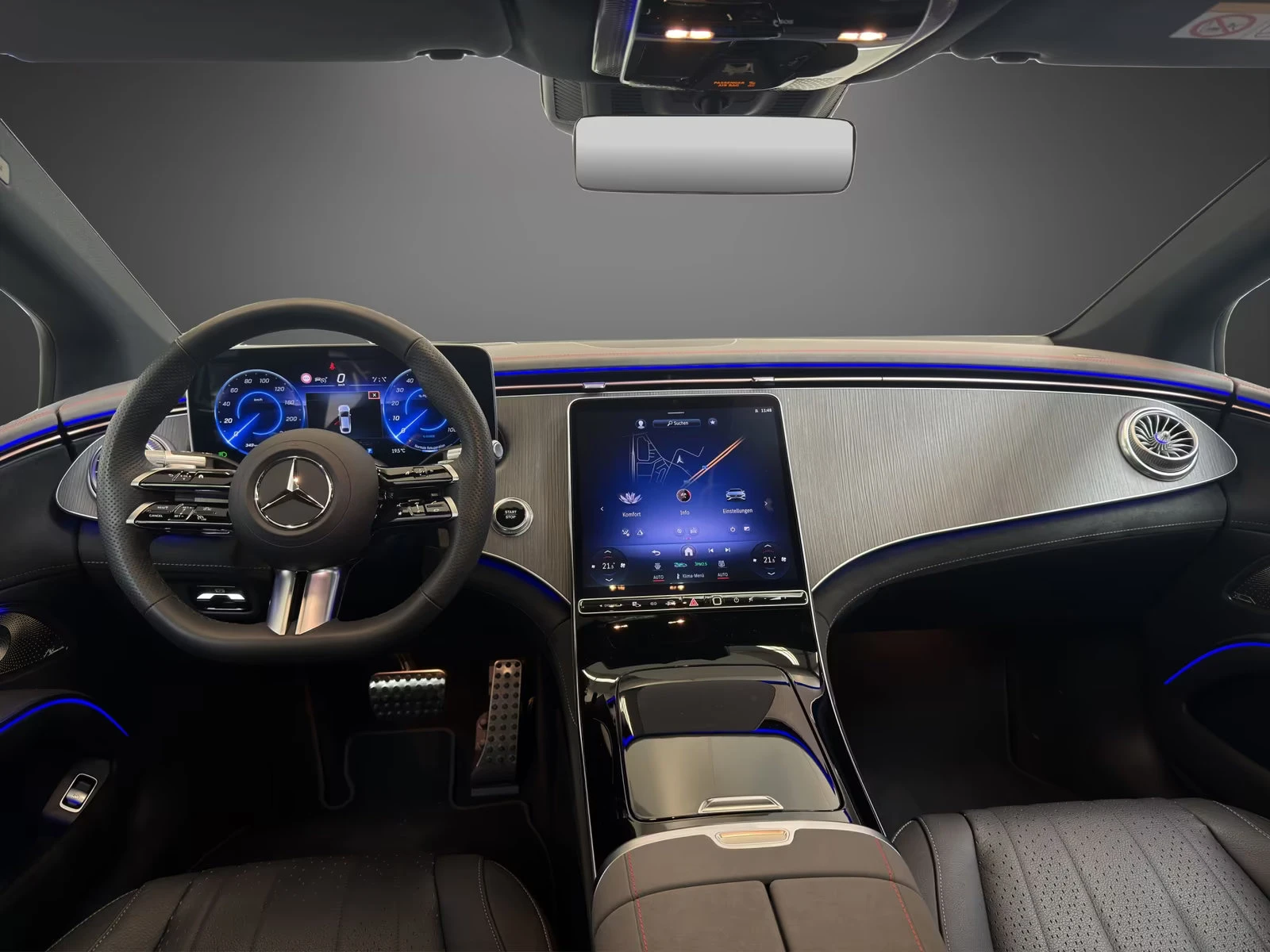 Mercedes-Benz EQS 450+ AMG/360HP/PANO/360/BURM/MEMO/HUD/579q, снимка 6 - Автомобили и джипове - 55587156