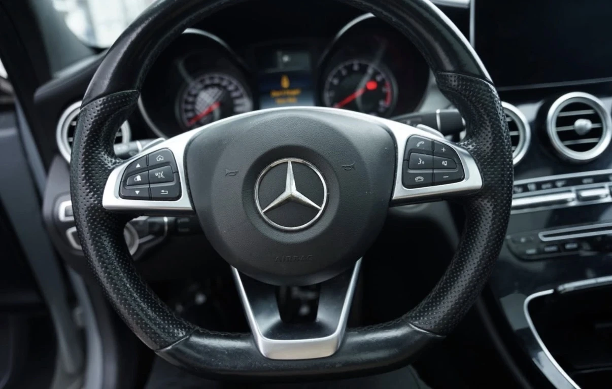 Mercedes-Benz C 450 AMG BURMESTER * ПАНОРАМА * KEYLESS * CARFAX * , снимка 6 - Автомобили и джипове - 55905022