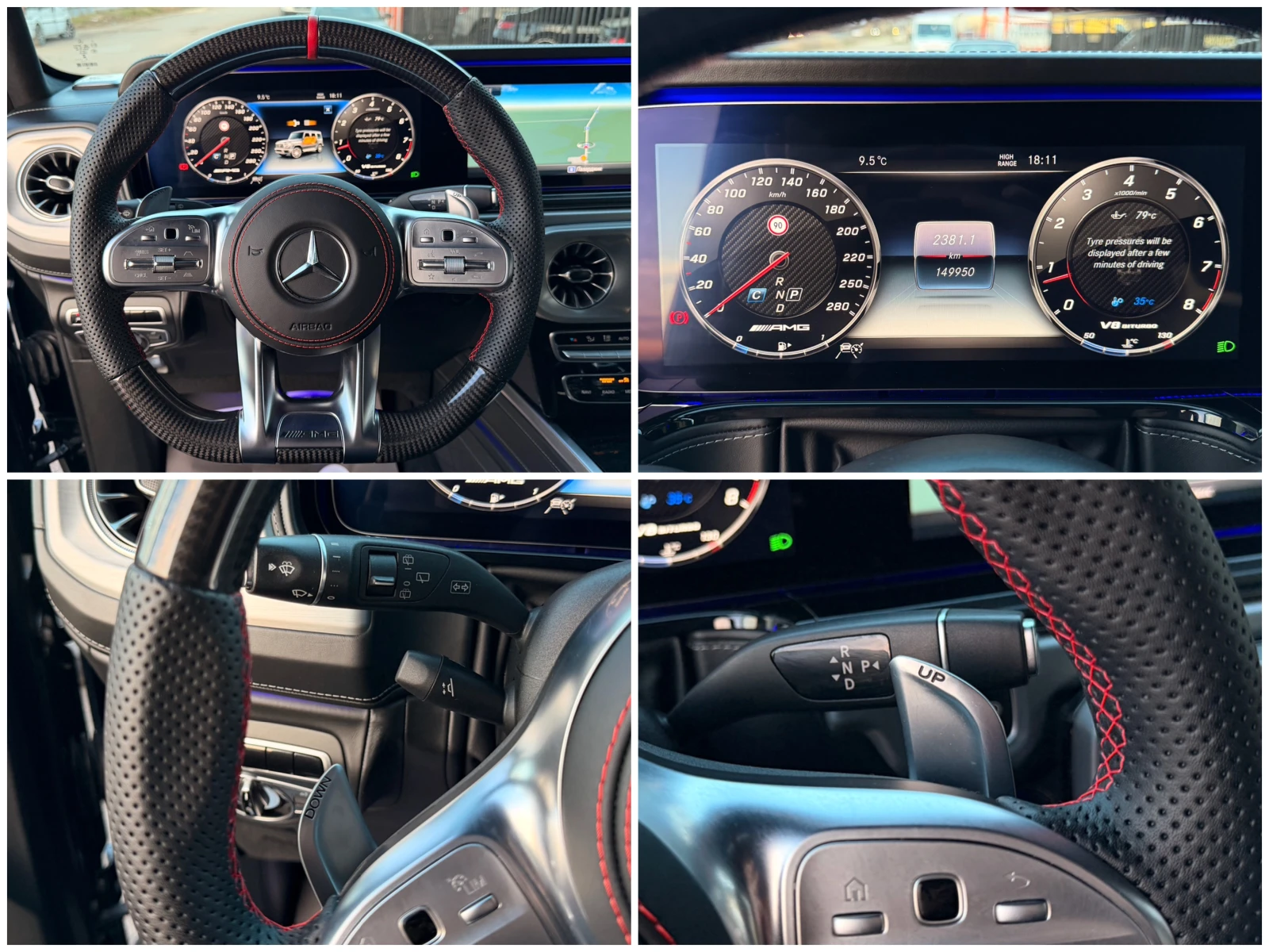 Mercedes-Benz G 63 AMG EDITION1= DESIGNO= CARBON PACK= BURMESTER= 360* CA, снимка 14 - Автомобили и джипове - 53772867