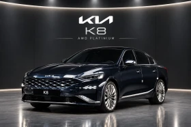Kia K8 PLATINIUM AWD MAXSPEC| 4xОБДУХ| HUD| MERIDIAN| 360, снимка 1
