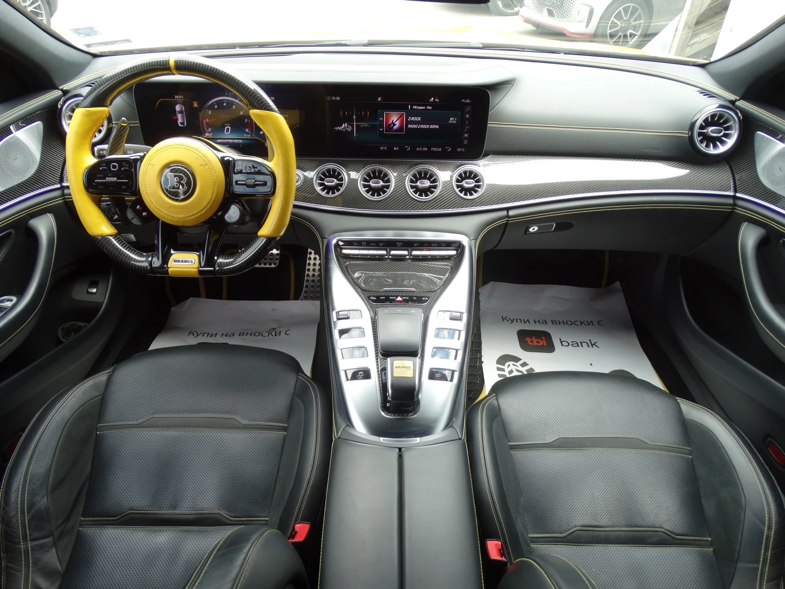 Mercedes-Benz GT 63 S 4 MATIC BRABUS, снимка 13 - Автомобили и джипове - 55205668
