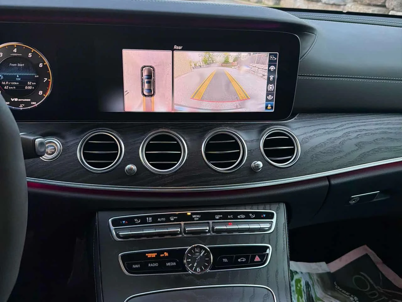 Mercedes-Benz E 63 AMG  S * 3D BURMESTER * BUCKETS * HEAD-UP * ALCANTARA, снимка 9 - Автомобили и джипове - 55232292