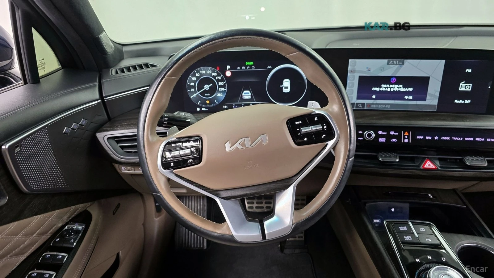 Kia K8 PLATINIUM AWD MAXSPEC| 4xОБДУХ| HUD| MERIDIAN| 360, снимка 12 - Автомобили и джипове - 56096271