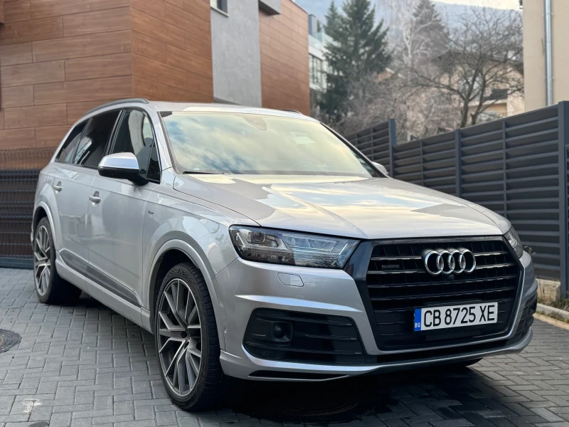 Audi Q7 S Line Quattro, Distronic, Кожа, B&O Audio, HUD, L, снимка 1 - Автомобили и джипове - 48300944