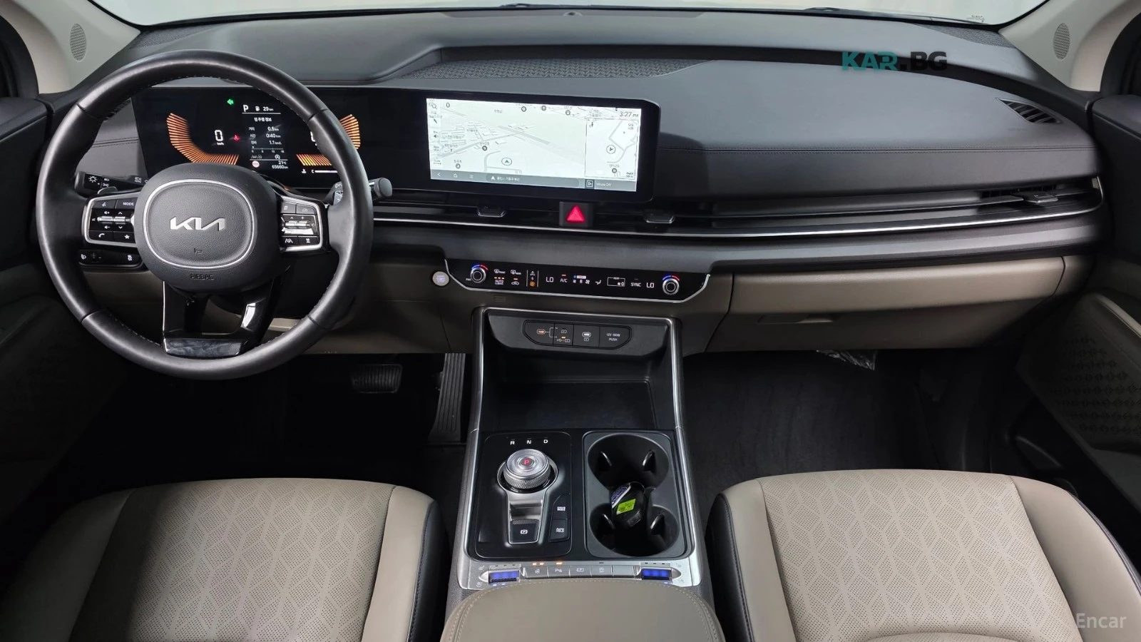Kia Carnival * 2.2d* PRESTIGE* КОЖА* ПОДГРЕВ* ОБДУХВАНЕ* КАМЕРА, снимка 7 - Автомобили и джипове - 54916780