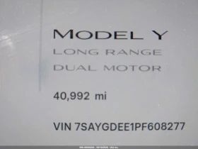 Tesla Model Y AWD/LONG RANGE DUAL MOTOR ALL-WHEEL DRIVE, снимка 6