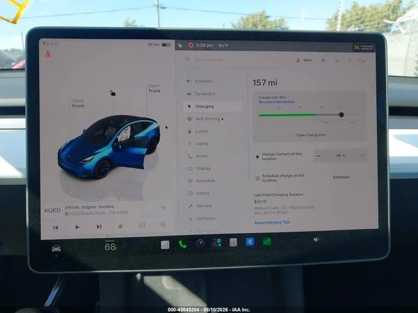 Tesla Model Y AWD/LONG RANGE DUAL MOTOR ALL-WHEEL DRIVE, снимка 9 - Автомобили и джипове - 56198943