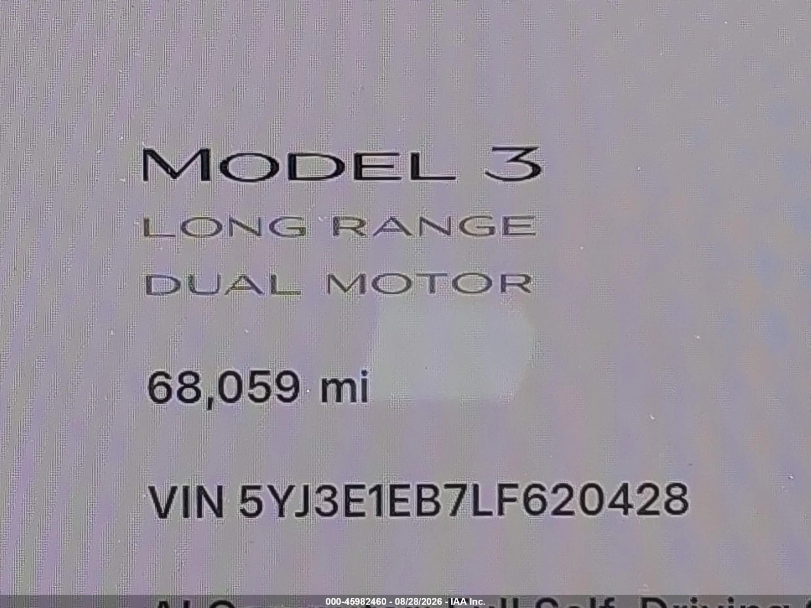 Tesla Model 3 LONG RANGE DUAL MOTOR ALL-WHEEL DRIVE