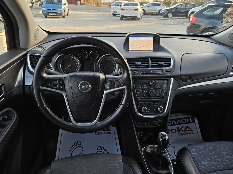 Opel Mokka 1.4T-140кс= ГАЗ= 6СК= 4x4= НАВИ= КАМЕРА= COSMO, снимка 11 - Автомобили и джипове - 48116039