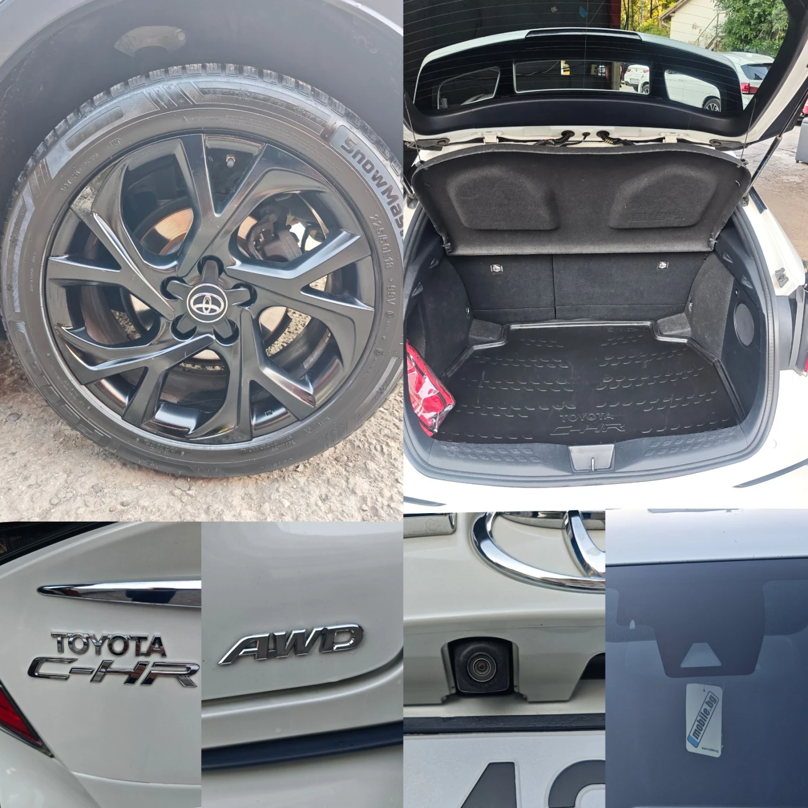 Toyota C-HR 4x4, ДИСТРОНИК, ПОГРЕВ, JBL, КАМЕРА, КЕЙЛЕС, ФУЛ! , снимка 16 - Автомобили и джипове - 55905437