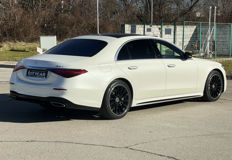 Mercedes-Benz S 580 AMG/LONG/4M/DIAMOND WHITE/DESIGNO/EXCLUSIV/BURM/20, снимка 6 - Автомобили и джипове - 48391357