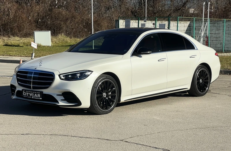 Mercedes-Benz S 580 AMG/LONG/4M/DIAMOND WHITE/DESIGNO/EXCLUSIV/BURM/20, снимка 3 - Автомобили и джипове - 48391357