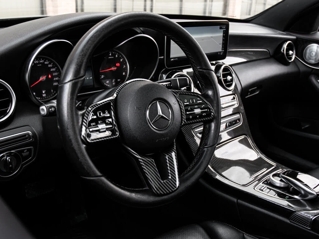 Mercedes-Benz C 300 AMG* C63s Pkg* Carbon* Burmester* Distronic* Face, снимка 7 - Автомобили и джипове - 54686055