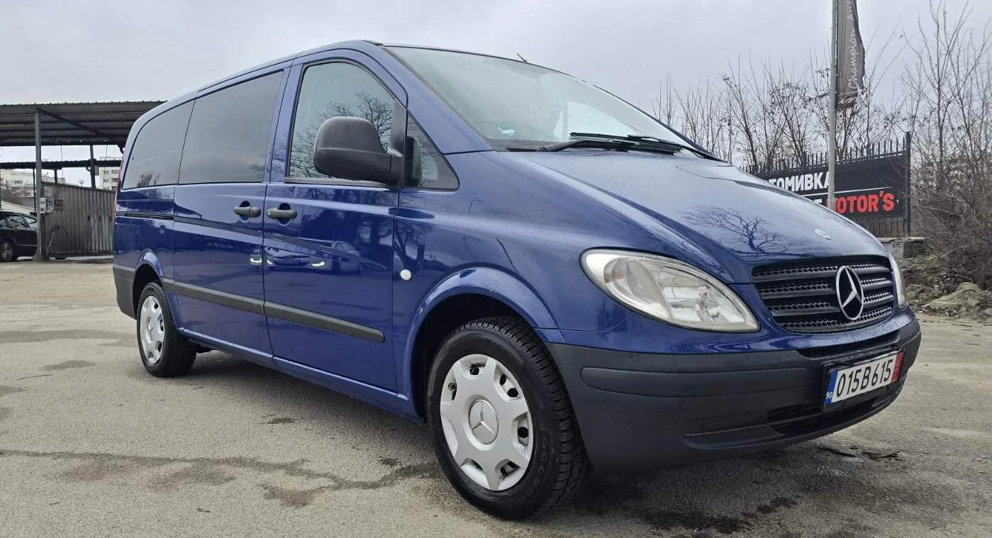 Mercedes-Benz Vito 111/2.2CDI, 9места, Климатик, Дълга база, снимка 3 - Бусове и автобуси - 54909865