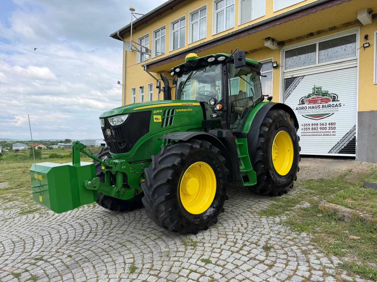 Трактор John Deere 6210R НАВИГАЦИЯ ЛИЗИНГ, снимка 3 - Селскостопанска техника - 53020635