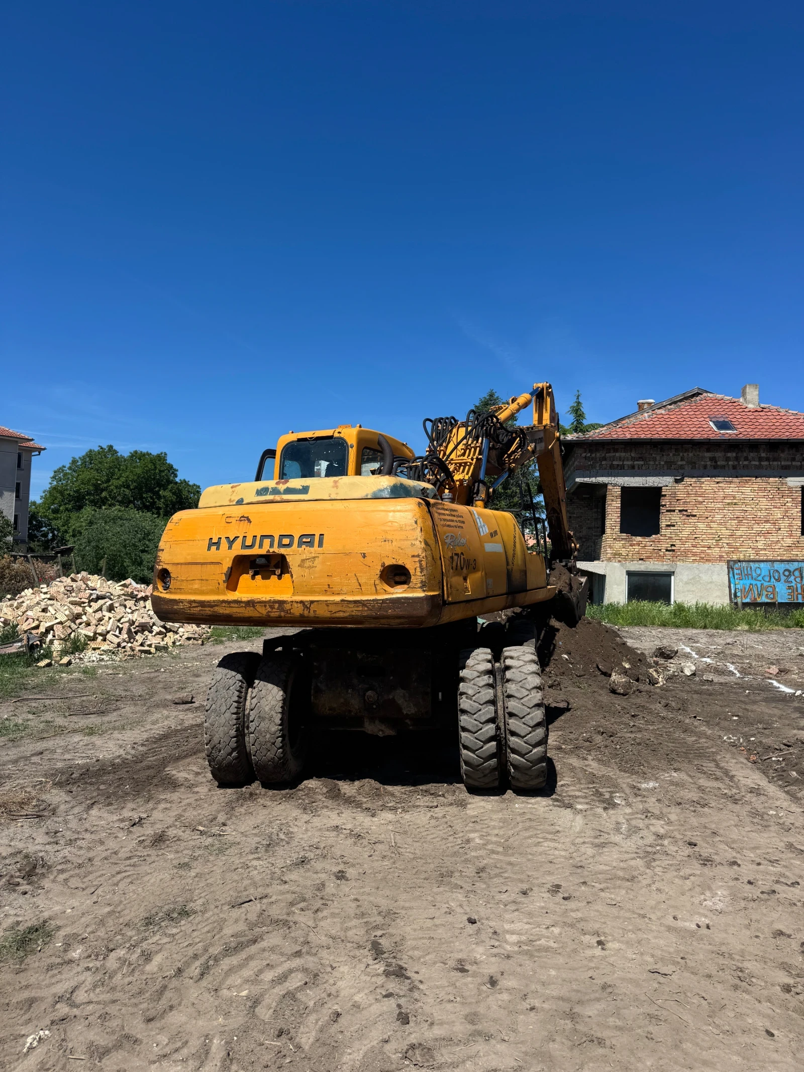 Багер Hyundai 170w-3, снимка 5 - Индустриална техника - 55276167