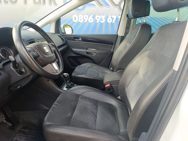Seat Alhambra * Sport* 2.0* TDI* DSG* Camera* Navi* 177hp 7 Мест, снимка 10 - Автомобили и джипове - 52038966