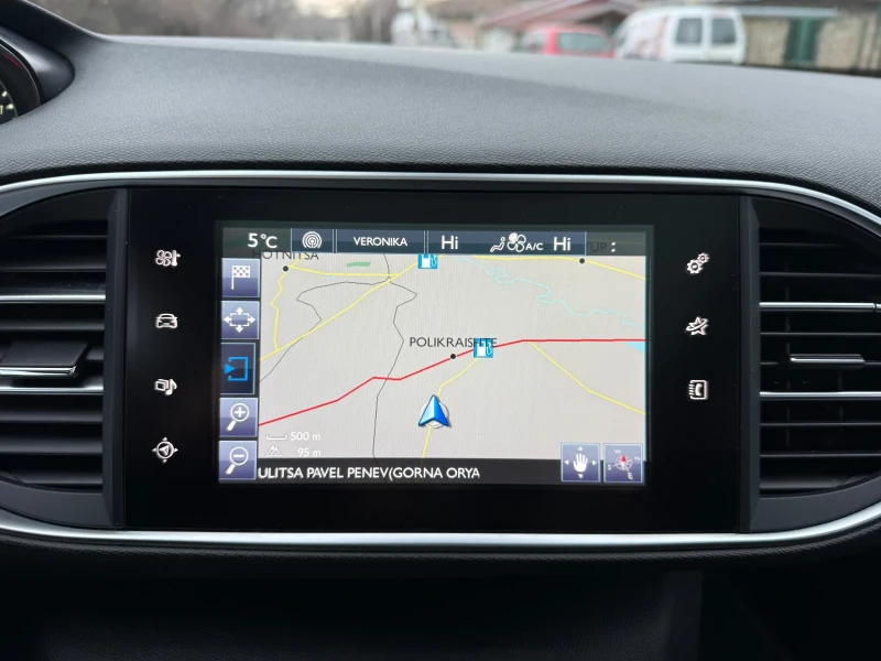 Peugeot 308 1.6HDI* 120* EU6* ПАНОРАМА* НАВИГАЦИЯ, снимка 13 - Автомобили и джипове - 53295496