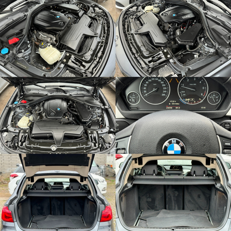 BMW 3gt GT-2.0D-FACE-8ZF-КОЖА-НАВИ-КАМЕРА-ЕЛ-БАГАЖНИК, снимка 17 - Автомобили и джипове - 44623224
