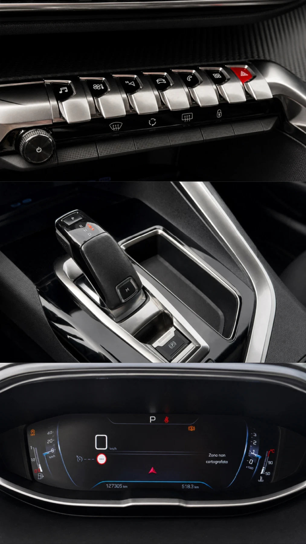Peugeot 3008 Automatic * 127ХИЛ.км* 360  камера, снимка 15 - Автомобили и джипове - 54409058