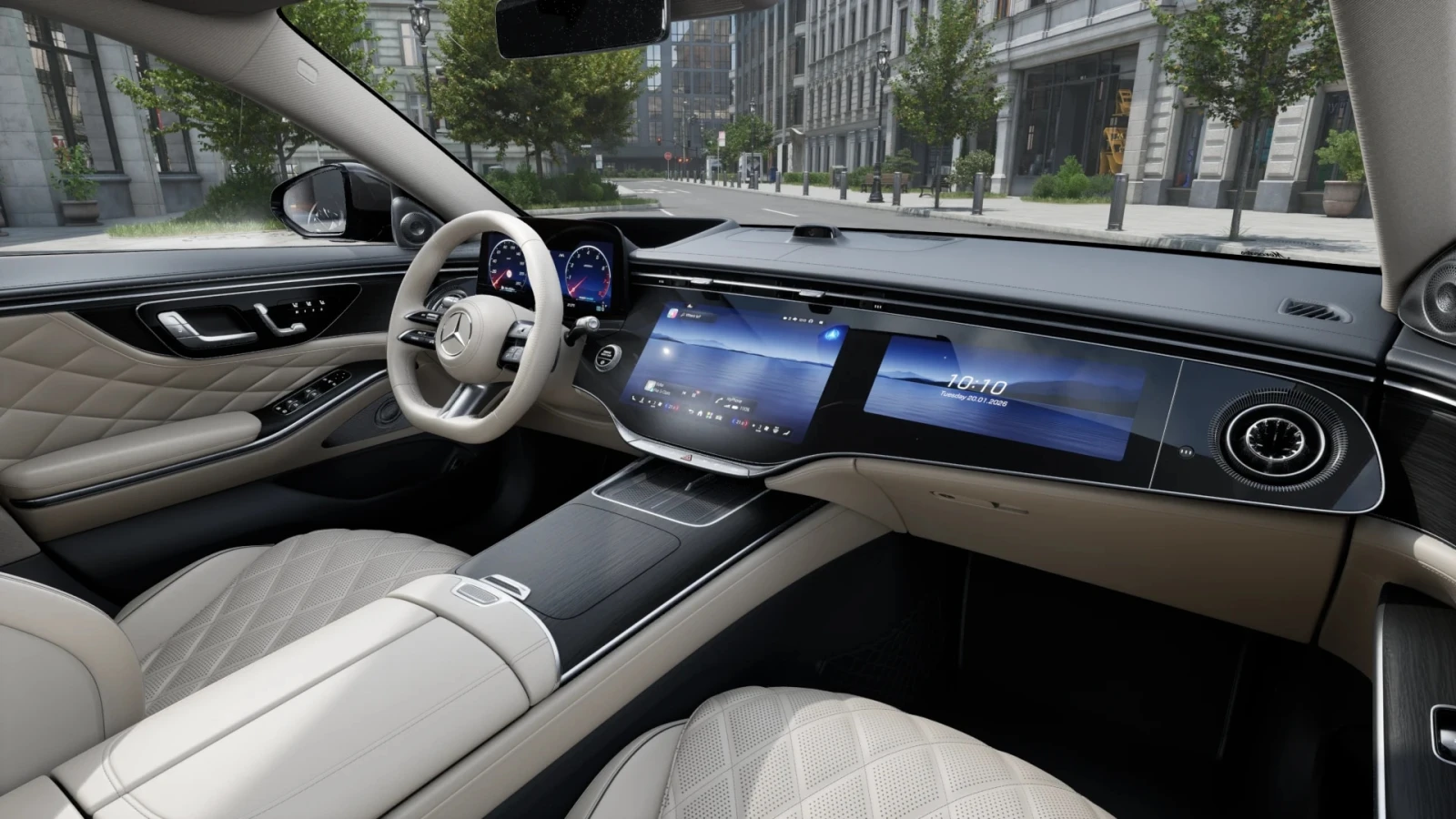 Mercedes-Benz S 450 d/ AMG / PREMIUM / LONG / HUD / PANO / 360/, снимка 12 - Автомобили и джипове - 56112774