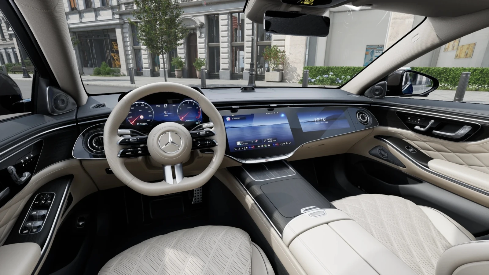 Mercedes-Benz S 450 d/ AMG / PREMIUM / LONG / HUD / PANO / 360/, снимка 9 - Автомобили и джипове - 56112774