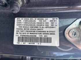 Honda Cr-v 1.5L I4 FI DOHC 16V NF4 All Wheel Drive - 14900 € / 29141.87 лв. - 32290843 9