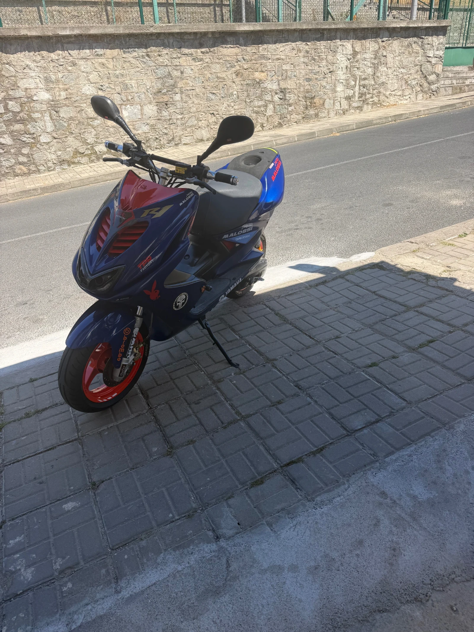 Yamaha Aerox много тунинг части като например: - кит - Тайванск, снимка 6 - Мотоциклети и мототехника - 55891371