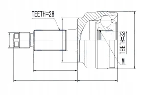Каре полуоска MAZDA 6 GH 2.0 automatic /2.5I 2007-2013 GD762550XC / GD762560XC, снимка 2