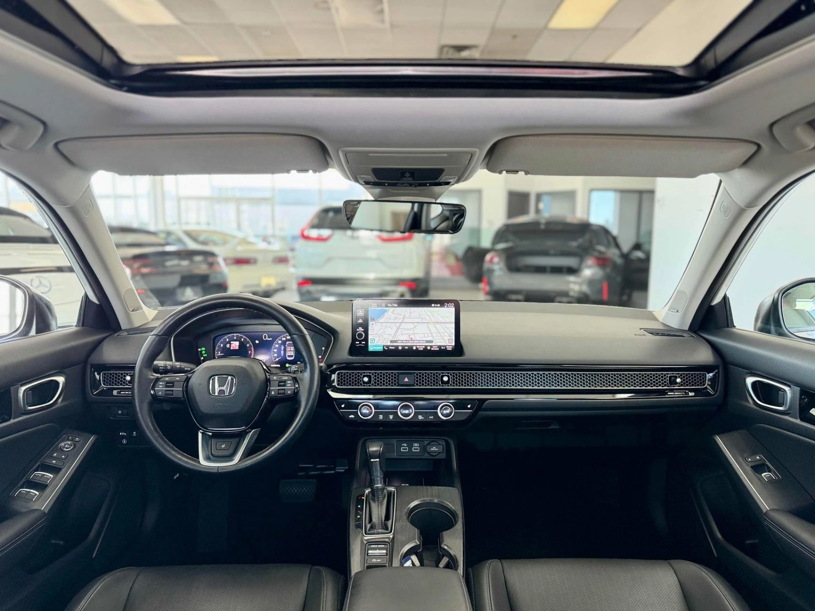 Honda Civic Touring CVT/Keyless/Lane Assist , снимка 9 - Автомобили и джипове - 54240945